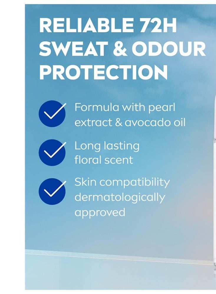 Nivea Women Deodorant Roll On Pearl & Beauty Radiance 50 Ml | For Eventoned Smooth & Beautiful Underarms - Image 2